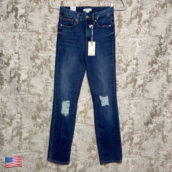 Good American Good Classic Skinny Jeans in Indigo207 - Picture 1 of 6
